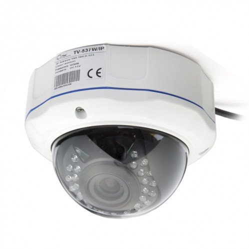 COTIER TV-537H5 / IP AF POE H.264 ++ 5MP caméra dôme IP mise au point automatique 4x Zoom 2.8-12MM caméras de surveillance à objectif (blanc) SC130W1830-011