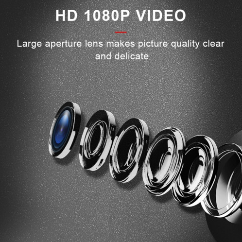 MD23 1080P HD caméra sans fil Sports caméra d'ordinateur à domicile extérieur, prise en charge de la Vision nocturne infrarouge / détection de mouvement / carte TF SH01691153-016