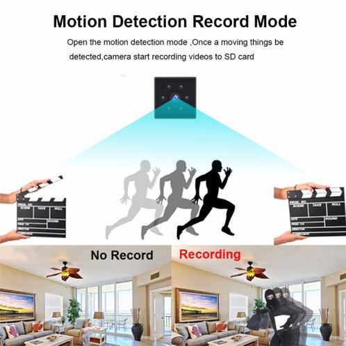 MD23 1080P HD caméra sans fil Sports caméra d'ordinateur à domicile extérieur, prise en charge de la Vision nocturne infrarouge / détection de mouvement / carte TF SH01691153-016