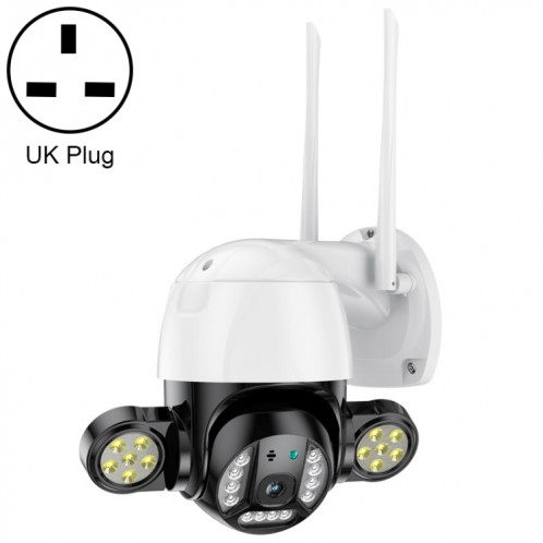 QX55 3.0 millions de pixels IP65 Imperméable Appareil photo 2.4G Wireless IP, prise en charge de la détection de mouvement et de la vision audio et de la nuit à deux voies, Bouchon UK SH15UK1466-09