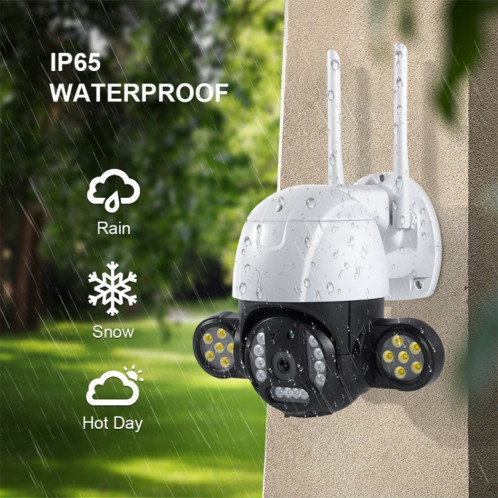 QX55 3.0 millions de pixels IP65 Imperméable Appareil photo 2.4G Wireless IP, prise en charge de la détection de mouvement et de la vision audio et de la nuit à deux voies, Bouchon UK SH15UK1466-09