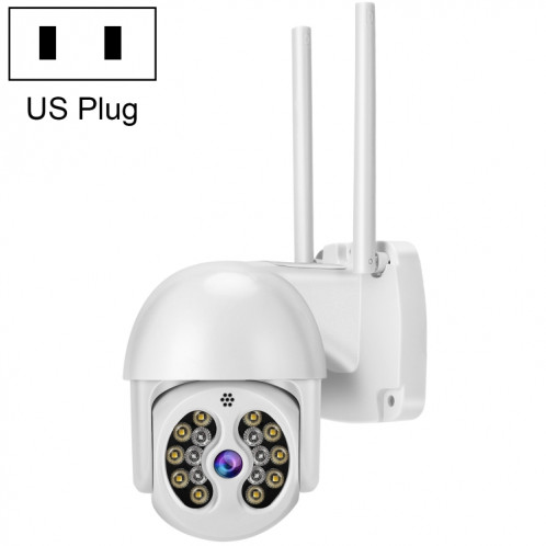 TUYA QX56 3.0 MILLIONS PIXELS IP66 Imperméable 2.4G Caméra IP sans fil, Détection de mouvement de support et Vision audio à deux voies Vision Night & Color Color et Carte TF, Fiche Audio SH17US1494-08
