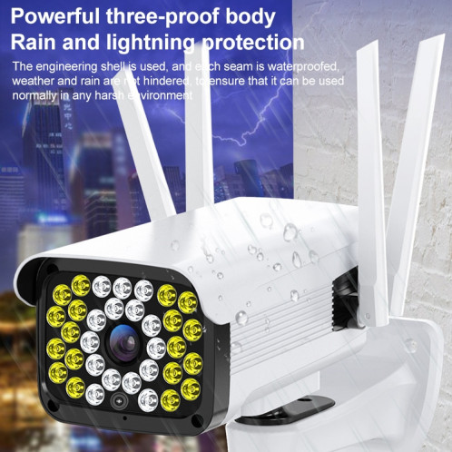 DIFANG DF-36Q Outdor HD Surveillance IP Caméra IP, Support VOIX INTERCOM & VISION DE VISIONS ET DE LA VISITEUR HUMANGIE ET ​​DE LA FIGURE HUMANGE, WIFI + HD PTZ Rotation + Endurance Power-Off Endurance, Fiche SD29US617-011