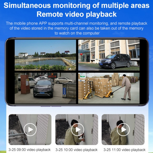 DIFANG DF-36Q Outdor HD Surveillance IP Caméra IP, Support VOIX INTERCOM & VISION DE VISIONS ET DE LA VISITEUR HUMANGIE ET ​​DE LA FIGURE HUMANGE, WIFI + HD PTZ Rotation + Endurance Power-Off Endurance, Fiche SD29US617-011