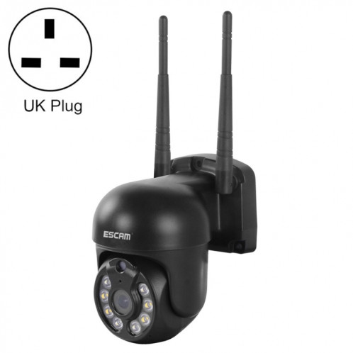 Escam WNK610 3,0 millions de pixels Dôme sans fil Caméra IP, prise en charge de la détection de mouvement et de la vision de la nuit audio et de la couleur à deux voies, carte US SE37UK1493-014