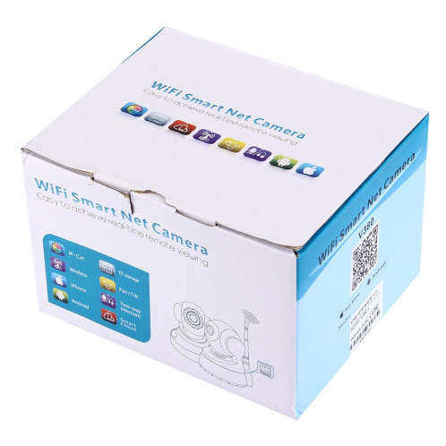 Q6 V380 HD 1280 x 720 P 1.0MP 360 degrés caméra IP rotative sans fil WiFi caméra de sécurité intelligente, carte de soutien TF, voix à deux voies SH02511072-015