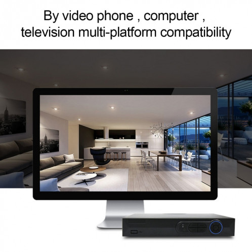 V380 HD 1280 x 720P 1.0MP Caméra IP rotative à 360 degrés Caméra de sécurité intelligente WiFi sans fil, carte TF de soutien, voix bidirectionnelle SH51EU177-014