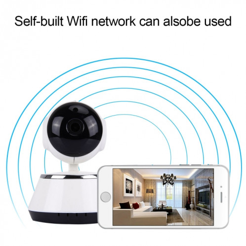 V380 HD 1280 x 720P 1.0MP Caméra IP rotative à 360 degrés Caméra de sécurité intelligente WiFi sans fil, carte TF de soutien, voix bidirectionnelle SH51AU164-014