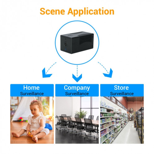 G17 2.0 MILLIONS PIXELS HD 1080P Smart WiFi IP Caméra IP, Support Night Vision et Deux voies Distection audio & Motion et carte TF, SH10EU1111-013