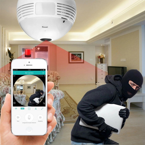 B3 1,3 million de pixels Home Smart WiFi Panoramic Light Ampoule SH0334878-08