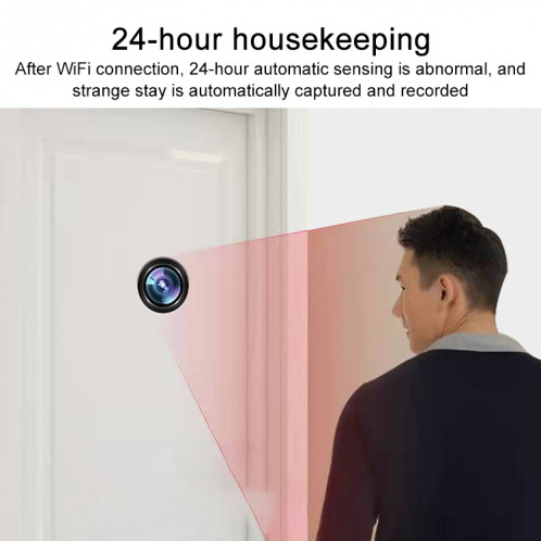SDTX-9 1,8 mm Focal Home Home WiFi Remote Electronic Cat Eye Camera (noir) SH361B1127-07