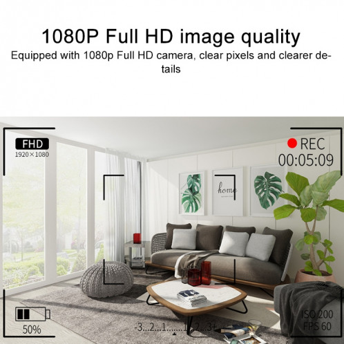 SDTX-9 1,8 mm Focal Home Home WiFi Remote Electronic Cat Eye Camera (noir) SH361B1127-07