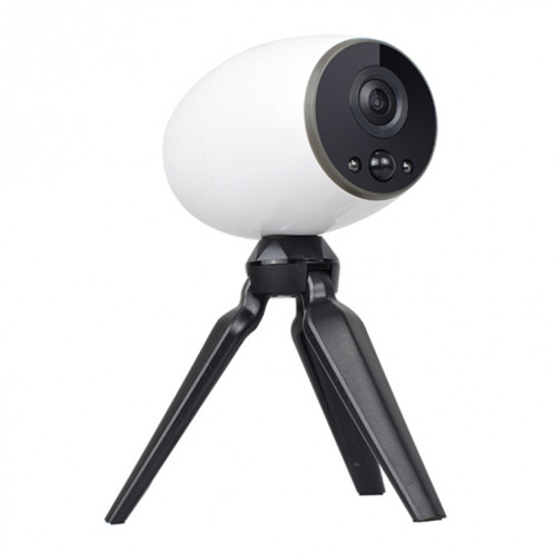 Caméra de surveillance intelligente WiFi GH3 avec trépied, prise en charge de la vision nocturne/audio bidirectionnel (blanc) SH382W884-011