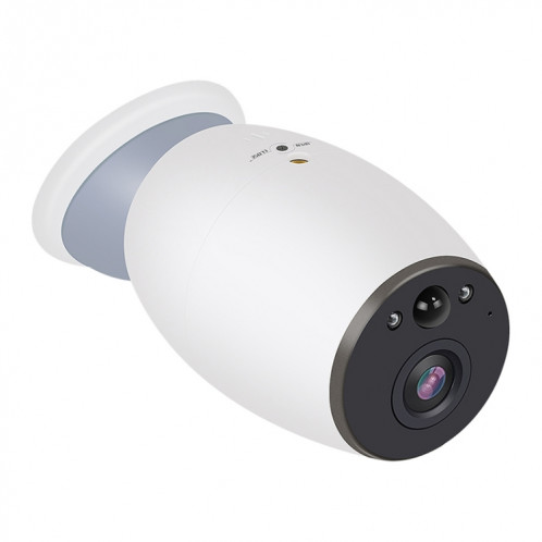 Caméra de surveillance intelligente WiFi GH3 avec support magnétique, prise en charge de la vision nocturne/audio bidirectionnel (blanc) SH383W518-011