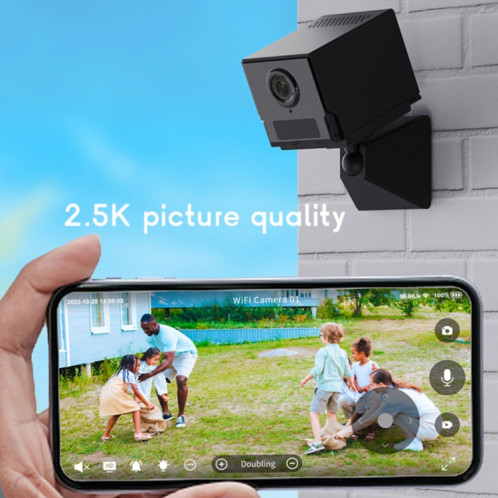 CAMSOY S50 1440P WiFi caméra d'action réseau sans fil enregistreur grand angle avec support SC05011489-012
