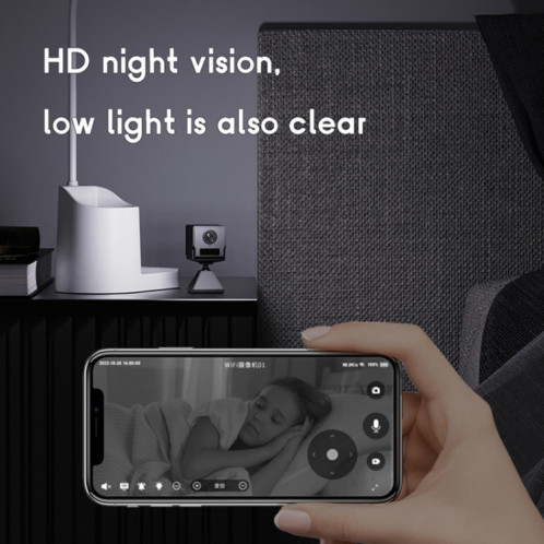 CAMSOY S50 1440P WiFi caméra d'action réseau sans fil enregistreur grand angle avec support SC05011489-012
