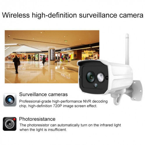 Kit NVR pour caméra sans fil sans fil H105 720P 4 voies SH0581636-09