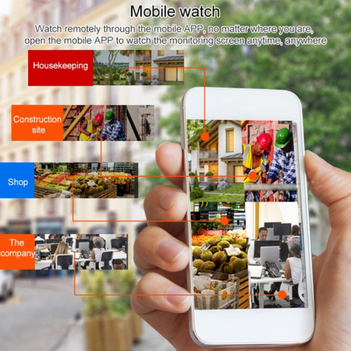 Al-63 2.0 millions de pixels 1080P HD WiFi IP Caméra IP, support Vision nocturne et Détection de mouvement et carte d'interphone à deux voies et carte TF, SH12EU1201-017