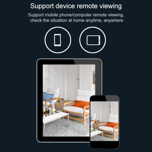Al-63 2.0 millions de pixels 1080P HD WiFi IP Caméra IP, support Vision nocturne et Détection de mouvement et carte d'interphone à deux voies et carte TF, SH12EU1201-017
