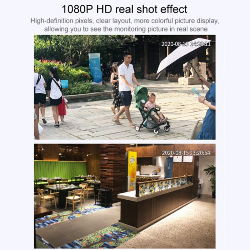Al-63 2.0 millions de pixels 1080P HD WiFi IP Caméra IP, support Vision nocturne et Détection de mouvement et carte d'interphone à deux voies et carte TF, SH12EU1201-017