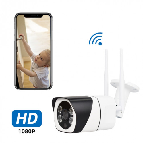 Caméra IP sans fil HD Q29 1080P, prise en charge de la détection de mouvement et de la carte nocturne infrarouge et carte TF, SH62EU1301-07