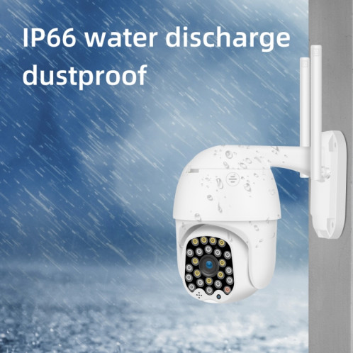 QX18 1080P HD WiFi IP Caméra IP, Support Vision nocturne et Détection de mouvement et carte Audio & TF à deux voies, SH63EU1566-09