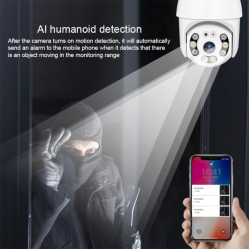 QX21 1080P HD WiFi IP Caméra IP, Support Night Vision & Détection de mouvement et carte Audio & TF à deux voies, SH64EU1433-015
