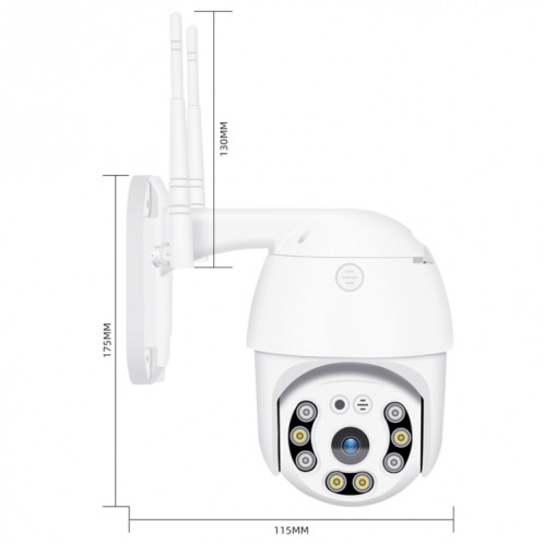 QX21 1080P HD WiFi IP Caméra IP, Support Night Vision & Détection de mouvement et carte Audio & TF à deux voies, SH64EU1433-015