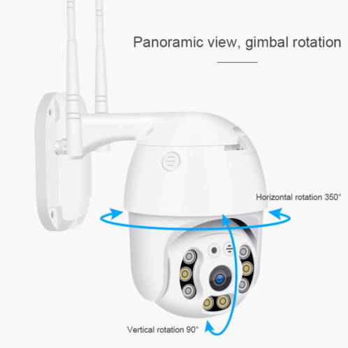 QX21 1080P HD WiFi IP Caméra IP, Support Night Vision & Détection de mouvement et carte Audio & TF à deux voies, SH64EU1433-015