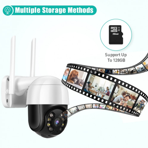 QX29 3.0MP HD WiFi IP Caméra, Support Night Vision & Détection de mouvement et carte Audio & TF à deux voies, SH66EU351-010