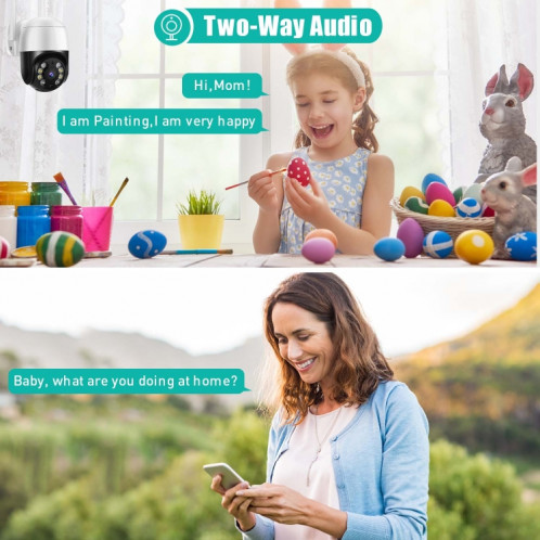 QX29 3.0MP HD WiFi IP Caméra, Support Night Vision & Détection de mouvement et carte Audio & TF à deux voies, SH66EU351-010