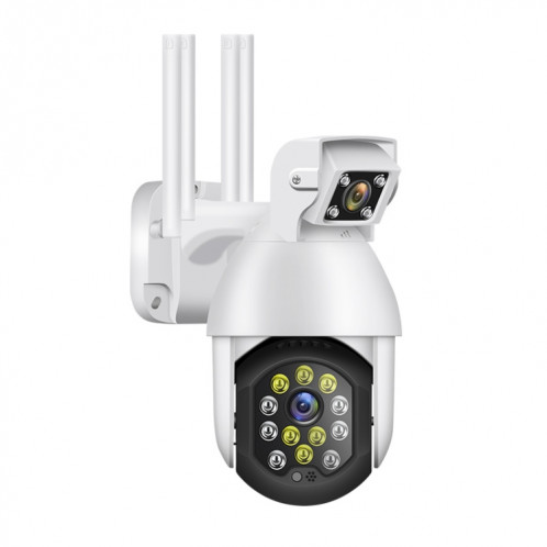 QX41 1080P 2.0mp double objectif IP66 Imperméable PTZ PTZ PTZ WiFi Caméra, Prise en charge de la journée et de la nuit de la couleur et de la voix à deux voies d'interphone et de l'alarme intelligente et de la SH69AU1597-015