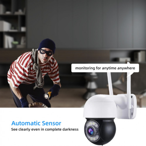 QX47 3,0 millions de pixels 1080p HD Caméra IP sans fil, de détection de mouvement et de vision de la nuit infrarouge et de la carte TF (UE Plug) SH71EU1312-07