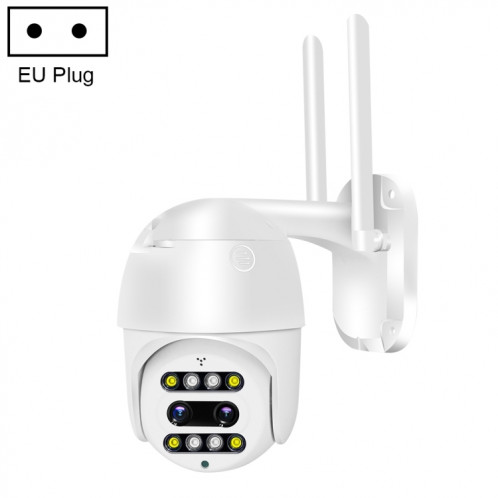 QX48 Pixels 1080P HD Caméra IP sans fil, détection de mouvement de support et carte nuit infrarouge et carte TF () SH72EU1151-012