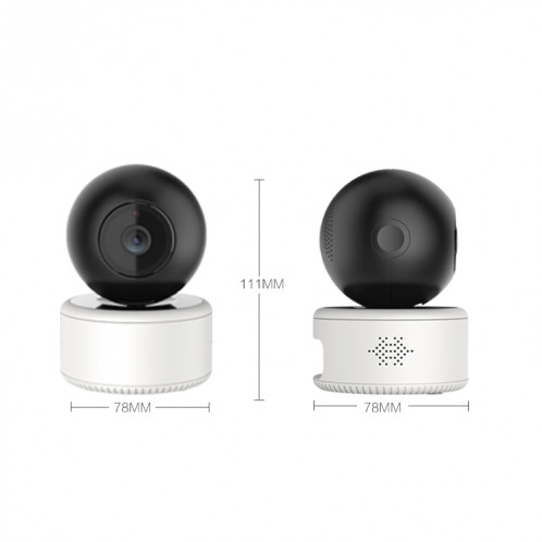YT46 HD Wireless Network Network Shaking Head Camera, détection de mouvement et carte nocturne infrarouge et carte Micro SD, SH75EU1834-015