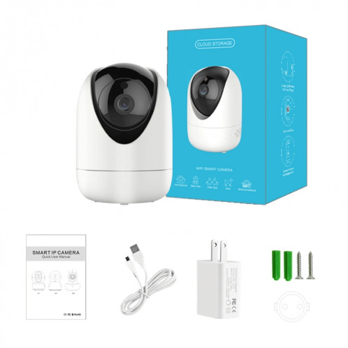 YT47 HD Network Wireless Network Shaking Head Camera, détection de mouvement de support et carte nocturne infrarouge et carte micro SD, SH76EU261-016