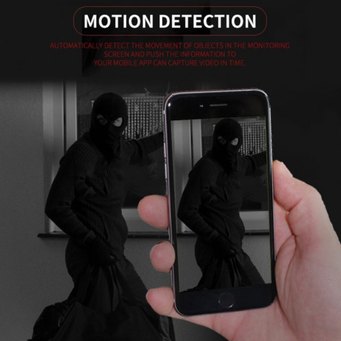 W18 1080P HD WiFi Mini caméra de sécurité intelligente, prise en charge de 155 degrés de détection de grand Angle et de mouvement et de vision nocturne infrarouge et de carte TF SH2511328-021