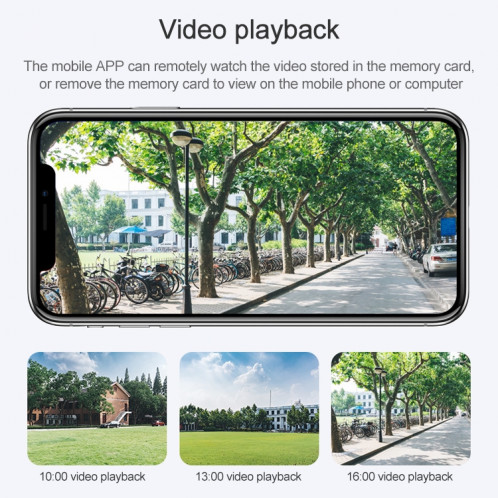 T1-2 Version WiFi 2 mégapixels Caméra de surveillance solaire HD étanche extérieure sans batterie et mémoire, prise en charge de la vision nocturne infrarouge et de la détection de mouvement / alarme et interphone SH26621240-014