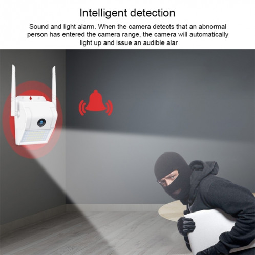 DP11 2 mégapixels applique murale extérieure étanche caméra IP sans fil, prise en charge de la vision nocturne multiple et de la surveillance à distance du téléphone portable et de l'interphone vocal et de la SH26801294-09