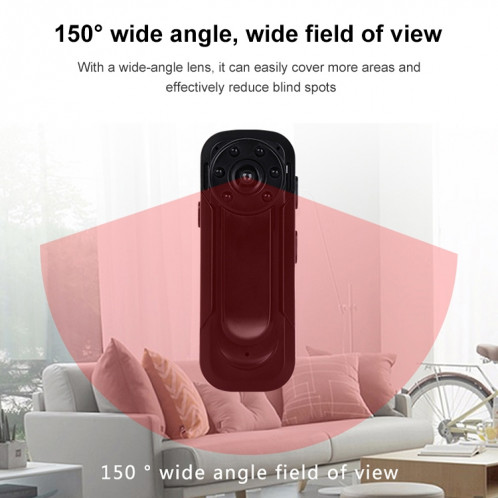 A8 Backclip Extérieur Wifi Motion Détection de Sports DV Caméra DV SH333137-07