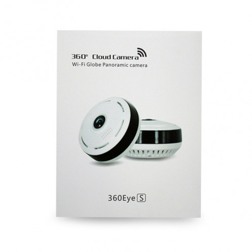 360EyeS EC11-I6 Caméra panoramique réseau 360 ° 1280 * 960P avec fente pour carte TF, contrôle des téléphones mobiles de soutien (noir) SH103B360-09
