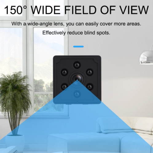 Caméra WiFi Q15 1080P HD pour maison intelligente, détection de mouvement de soutien et vision nocturne sans lumière et carte TF SH52691787-017