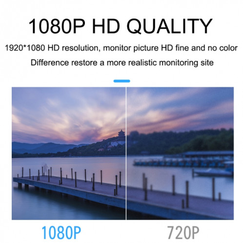 Caméra WiFi Q15 1080P HD pour maison intelligente, détection de mouvement de soutien et vision nocturne sans lumière et carte TF SH52691787-017
