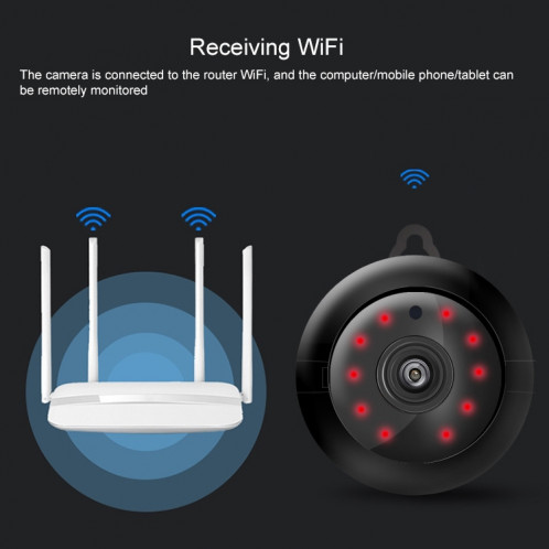 V380 1280X720P résolution caméra de surveillance réseau caméra sans fil réseau HD moniteur de téléphone portable à distance lié SH56821050-08