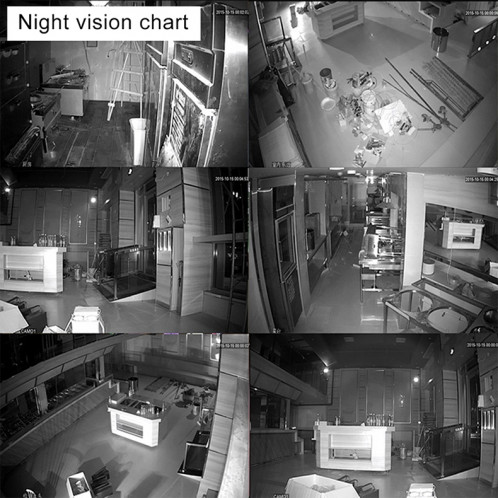 4CH HD 720P 1.0 Mega Pixel 2.4GHz WiFi IP Camera Camera + Kit NVR (Noir) SH697B163-09