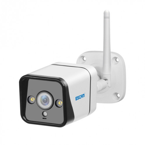 Caméra IP WiFi étanche ESCAM QF120 1080P IP66 avec panneau solaire, prise en charge de la vision nocturne et de la détection de mouvement et audio bidirectionnel et carte TF et contrôle PTZ SE7780150-017