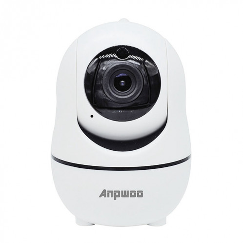 Anpwoo YT008 720P HD WiFi Caméra IP, détection de mouvement de soutien et vision nocturne infrarouge et carte SD (Max 32 Go) (blanc) SA801W648-013