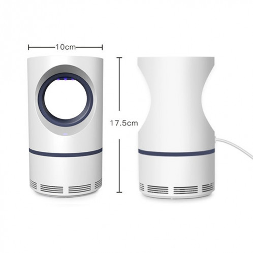 188 5W DC 5V 1A Type Cylindrique USB Photocatalyseur Mosquito Killer Light Fly Killer Répulsif, Taille: 17.5x10cm SH00011053-09