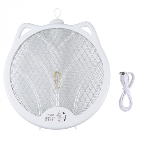 Cat Ear Rotary Electric Mosquito Swatter (blanc) SH125W1004-07