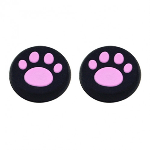 Housse de protection en silicone pour patte de chat mignon 4 pièces pour manette de jeu PS4 / PS3 / PS2 / XBOX360 / XBOXONE / WIIU (rose) SH062F968-04